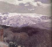 Joaquin Sorolla Sierra Nevada in winter Germany oil painting artist